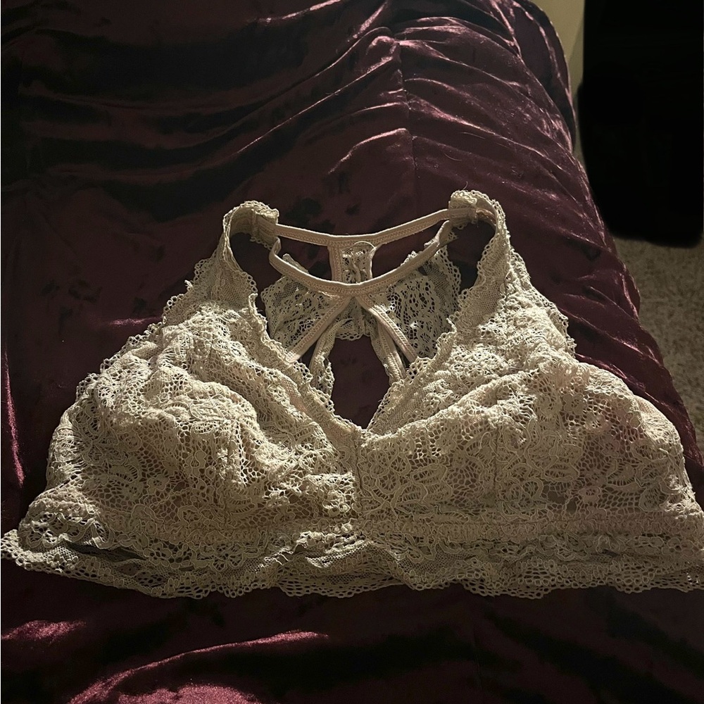 Maurice’s Beige Lace Bralette